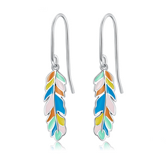 Boucles d'Oreilles Plumes