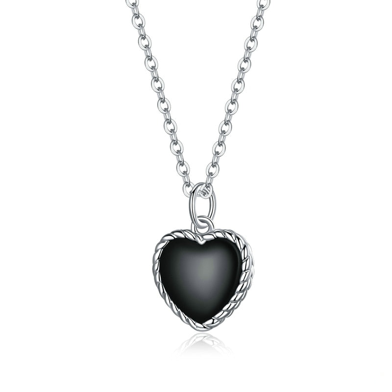 Collier Coeur Noir