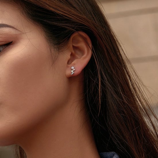 Boucles d'Oreilles Petites Bulles - Image 2