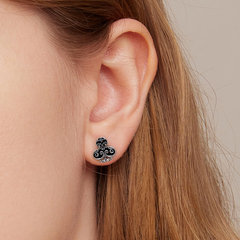 Boucles d'Oreilles Diamants et Clubs de Poker - Image 2