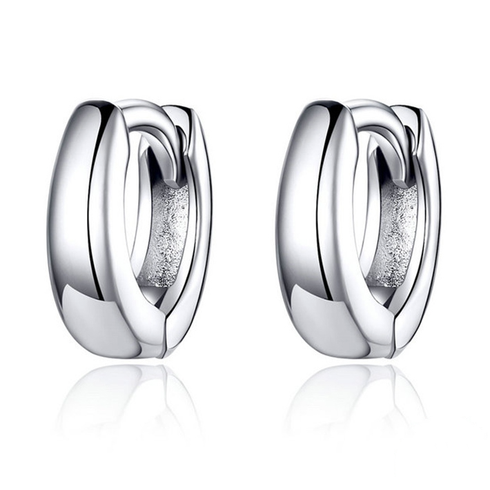 Boucles d'Oreilles Petit Créoles Lisses