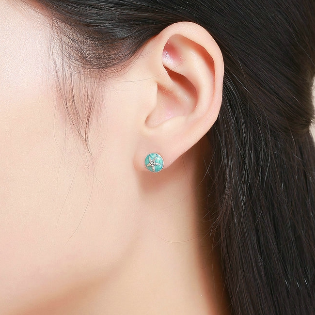 Boucles d'Oreilles Étoile de Mer - Image 2