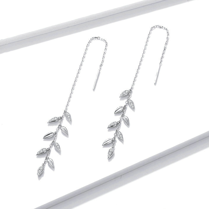 Chaînes d'Oreilles Feuilles Brillantes - Image 3