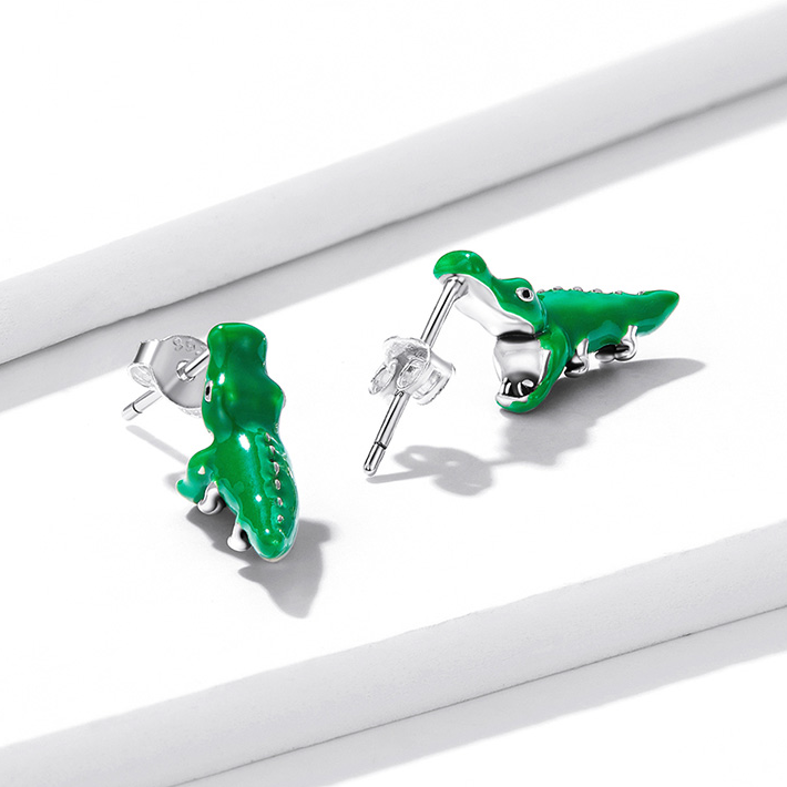 Boucles d'Oreilles Crocodiles - Image 4