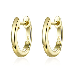 Boucles d'Oreilles Petit Créoles Lisses