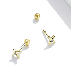 Boucles d'oreilles Petites Étoiles - Image 4