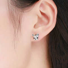 Boucles d'Oreilles Bouledogue Français - Image 2
