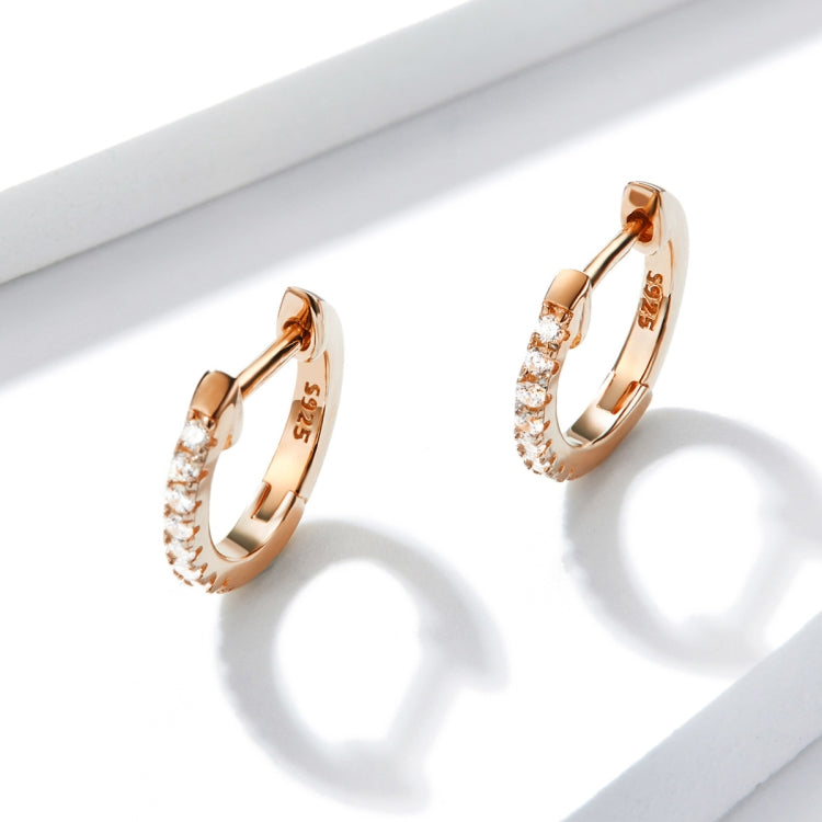 Boucles d'Oreilles Créoles Brillants - Image 3