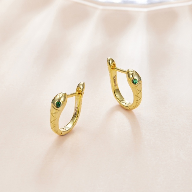 Boucles d'Oreilles Serpent - Image 3