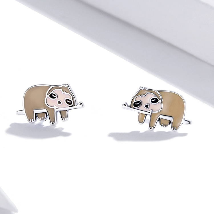 Boucles d'Oreilles Parasseux - Image 4