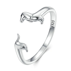 Bague Chien Teckel