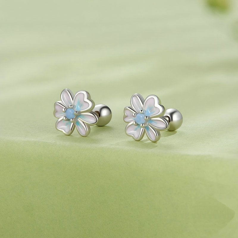 Boucles d'Oreilles Fleurs - Image 2
