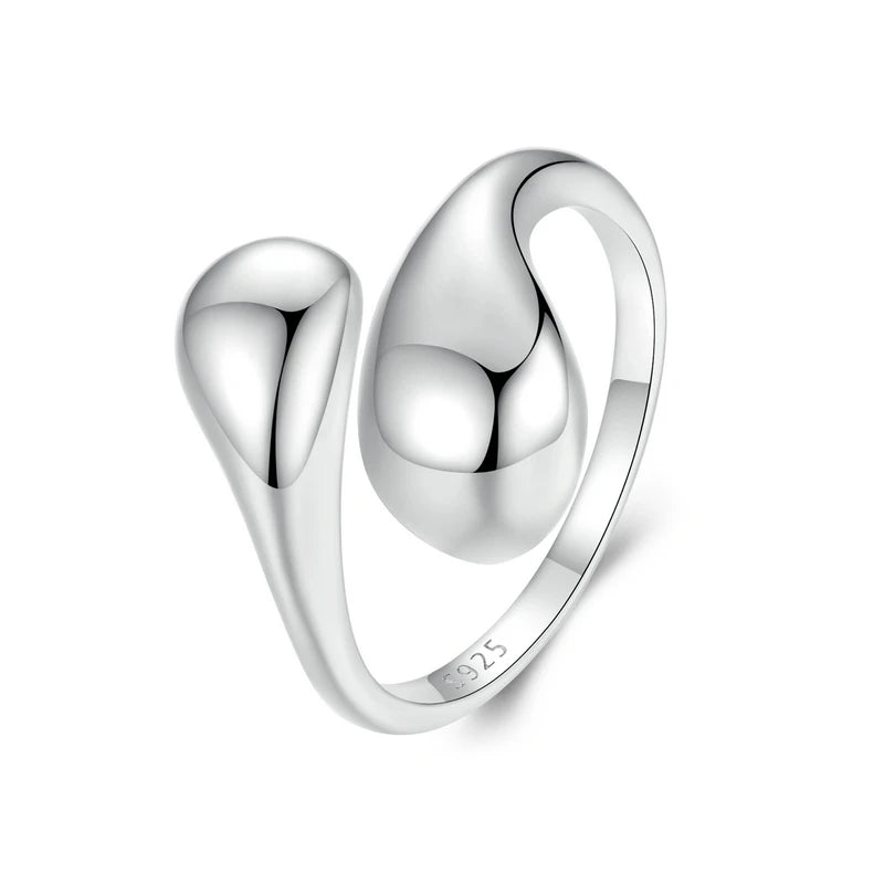 Bague Goutte en Argent 925