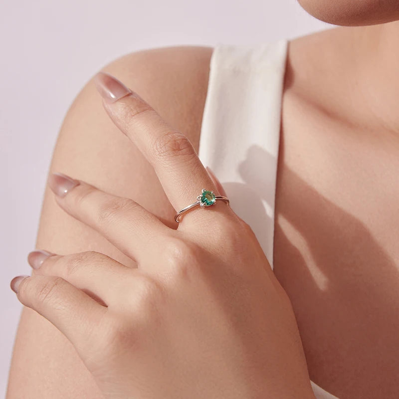 Bague Ajustable Tortue de Mer en Argent 925