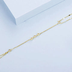 Bracelet Anneau à Pampille en Argent 925