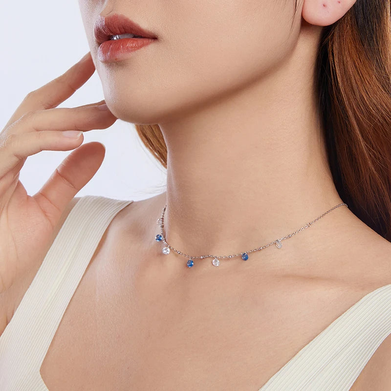 Collier Étoile Étincelante en Argent 925