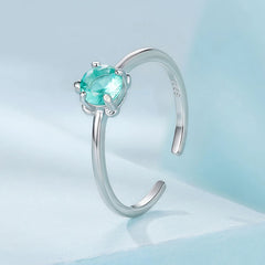 Bague Ajustable Tortue de Mer en Argent 925