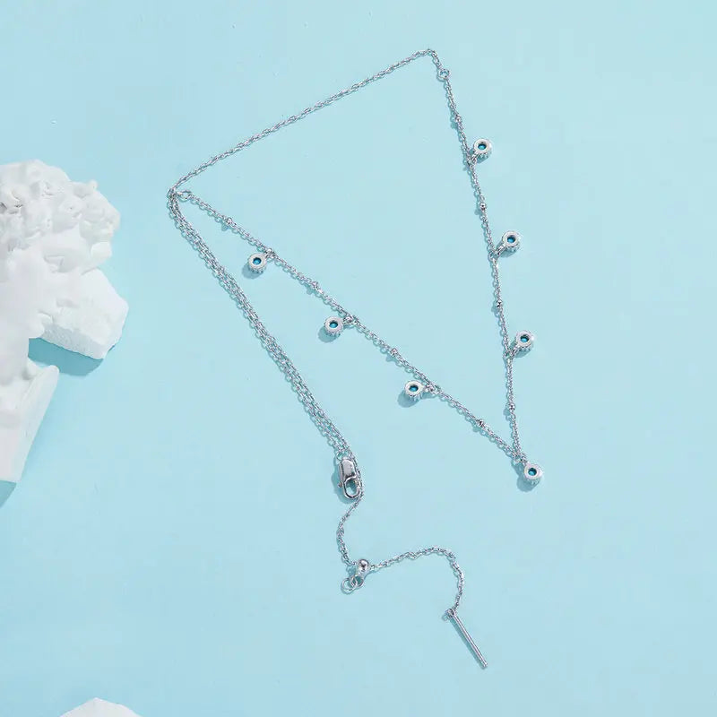 Collier Ras-de-Cou Turquoise en Argent 925