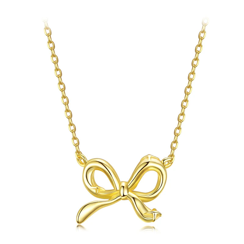 Collier Nœud Ruban en Argent 925