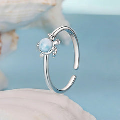 Bague Tortue de Mer en Argent 925