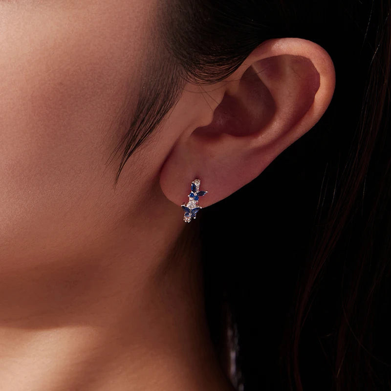 Créoles Papillon en Argent 925