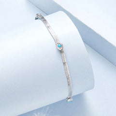 Bracelet Œil Protecteur en Argent 925