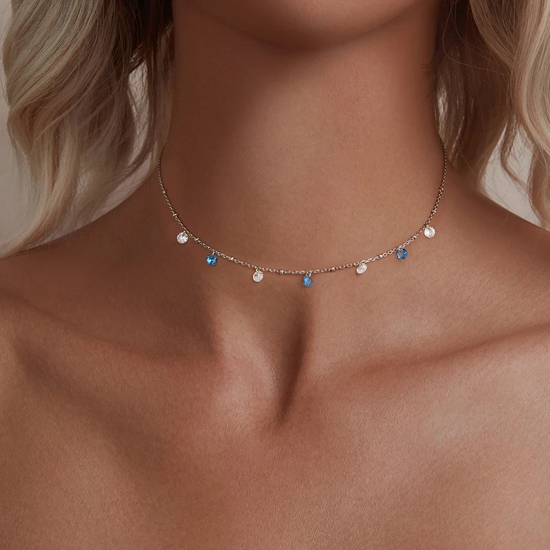 Collier Étoile Étincelante en Argent 925