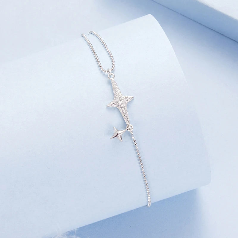 Bracelet Lumière d'Étoile en Argent 925