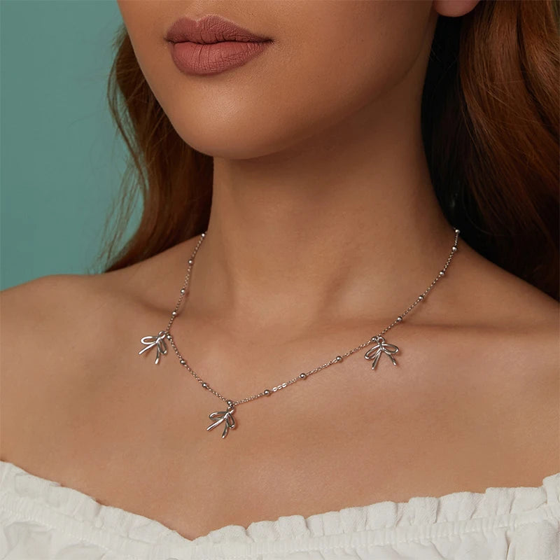 Collier Nœud en Argent 925