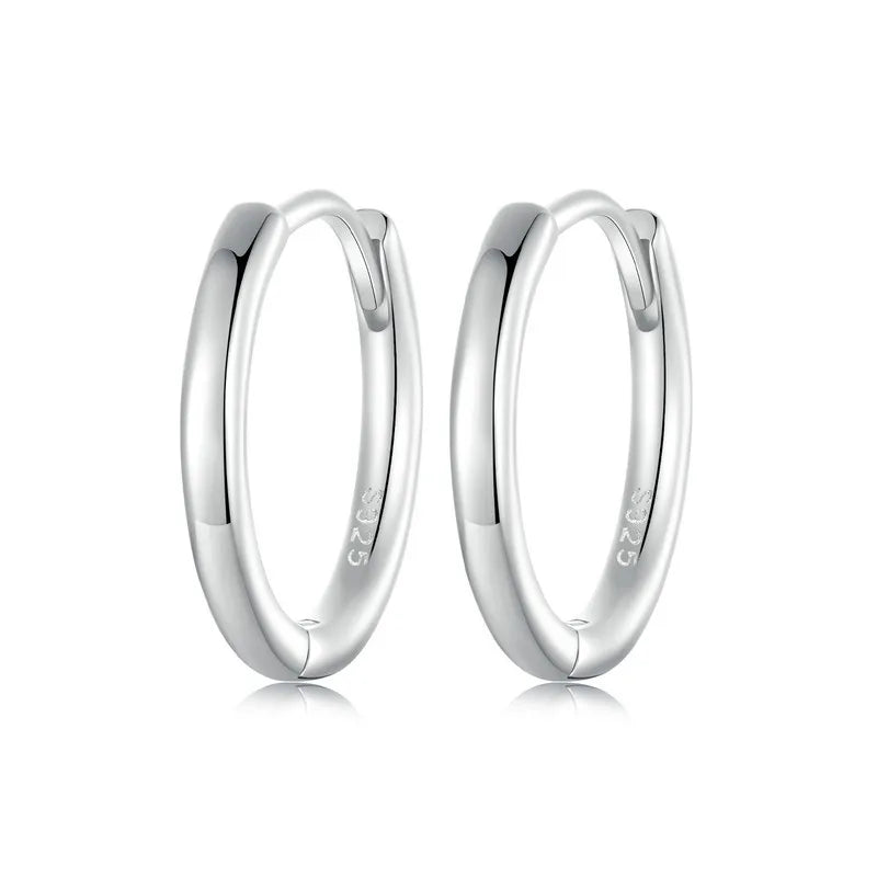 Créoles Minimalistes en Argent 925