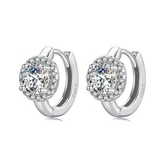 Créoles Cercle Halo en Argent 925