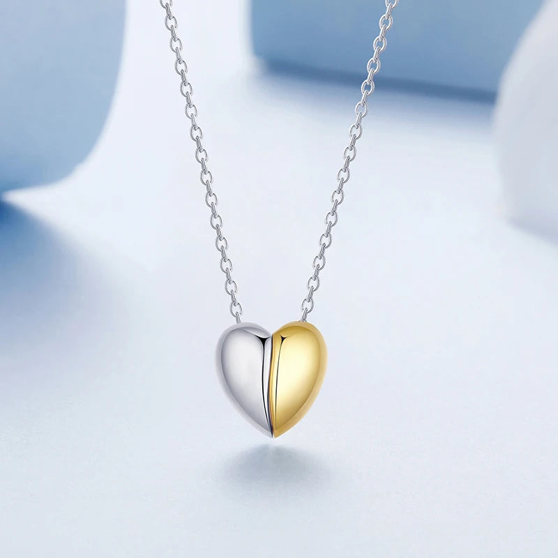 Collier Pendentif Cœur en Argent 925