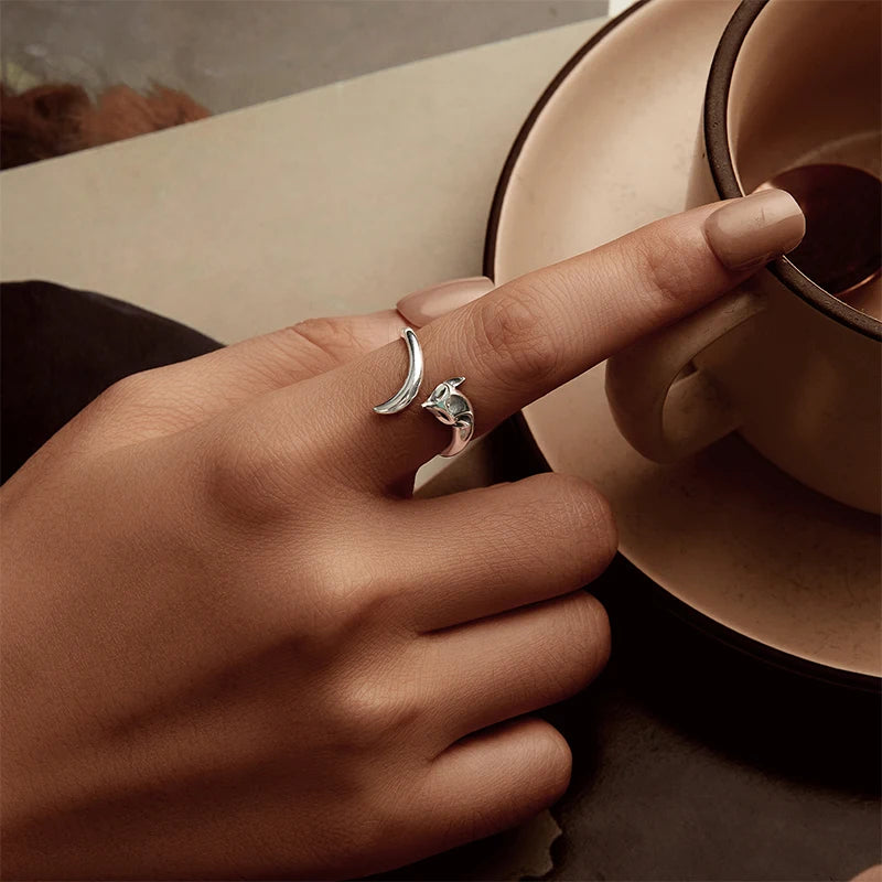 Bague Renard en Argent 925