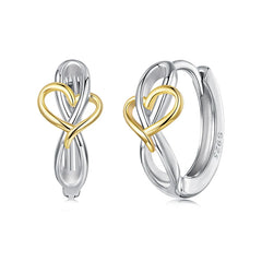 Créoles Amour Infini en Argent 925