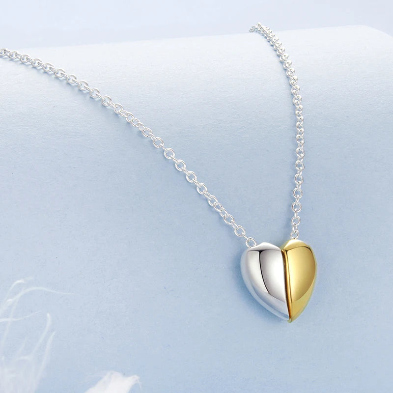 Collier Pendentif Cœur en Argent 925