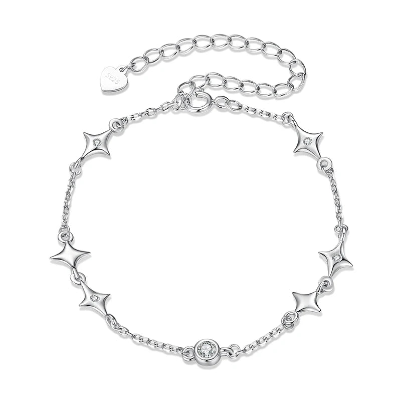 Jonc Ciel Étoilé en Argent 925