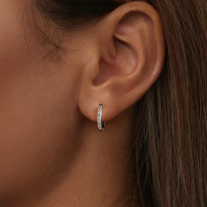Créoles Minimalistes en Argent 925