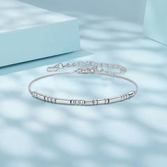 Bracelet Code Morse « I Love You » en Argent 925
