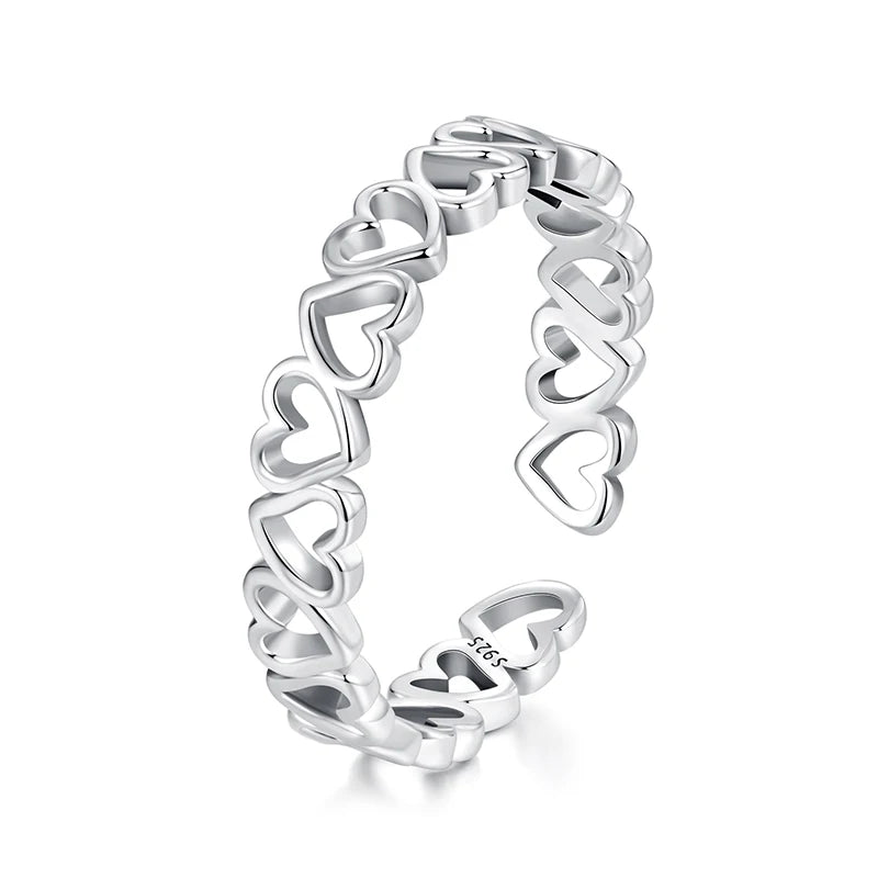 Bague Cœur en Argent 925