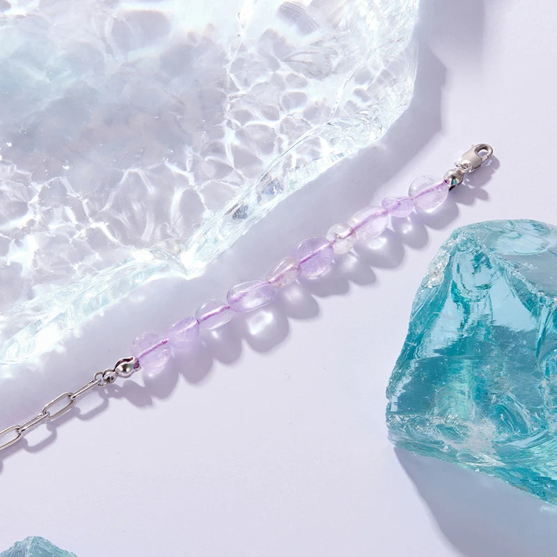 Bracelet Améthyste en Argent 925