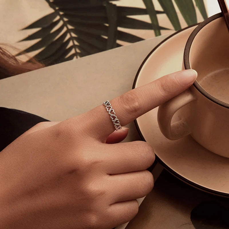 Bague Cœur en Argent 925
