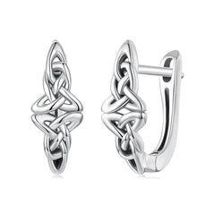 Créoles Nœud Celtique en Argent 925