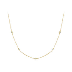 Collier Ras-de-Cou en Argent 925 avec Certificat