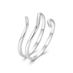 Bague Minimaliste Multi-Anneaux en Argent 925