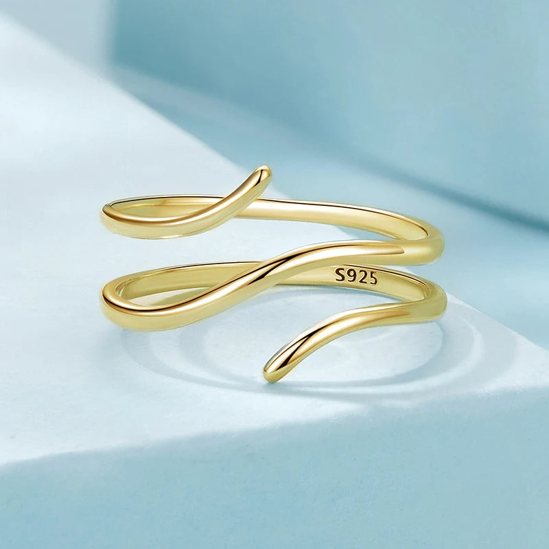 Bague Minimaliste Multi-Anneaux en Argent 925