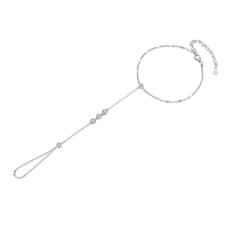 Bracelet Anneau à Pampille en Argent 925
