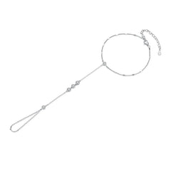 Bracelet Anneau à Pampille en Argent 925