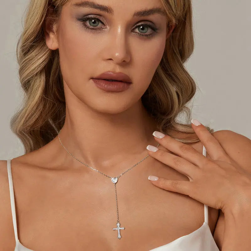 Collier Pendentif Croix en Argent 925