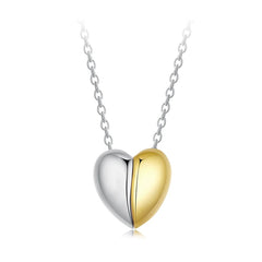 Collier Pendentif Cœur en Argent 925