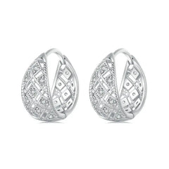 Créoles Dentelle Vintage en Argent 925